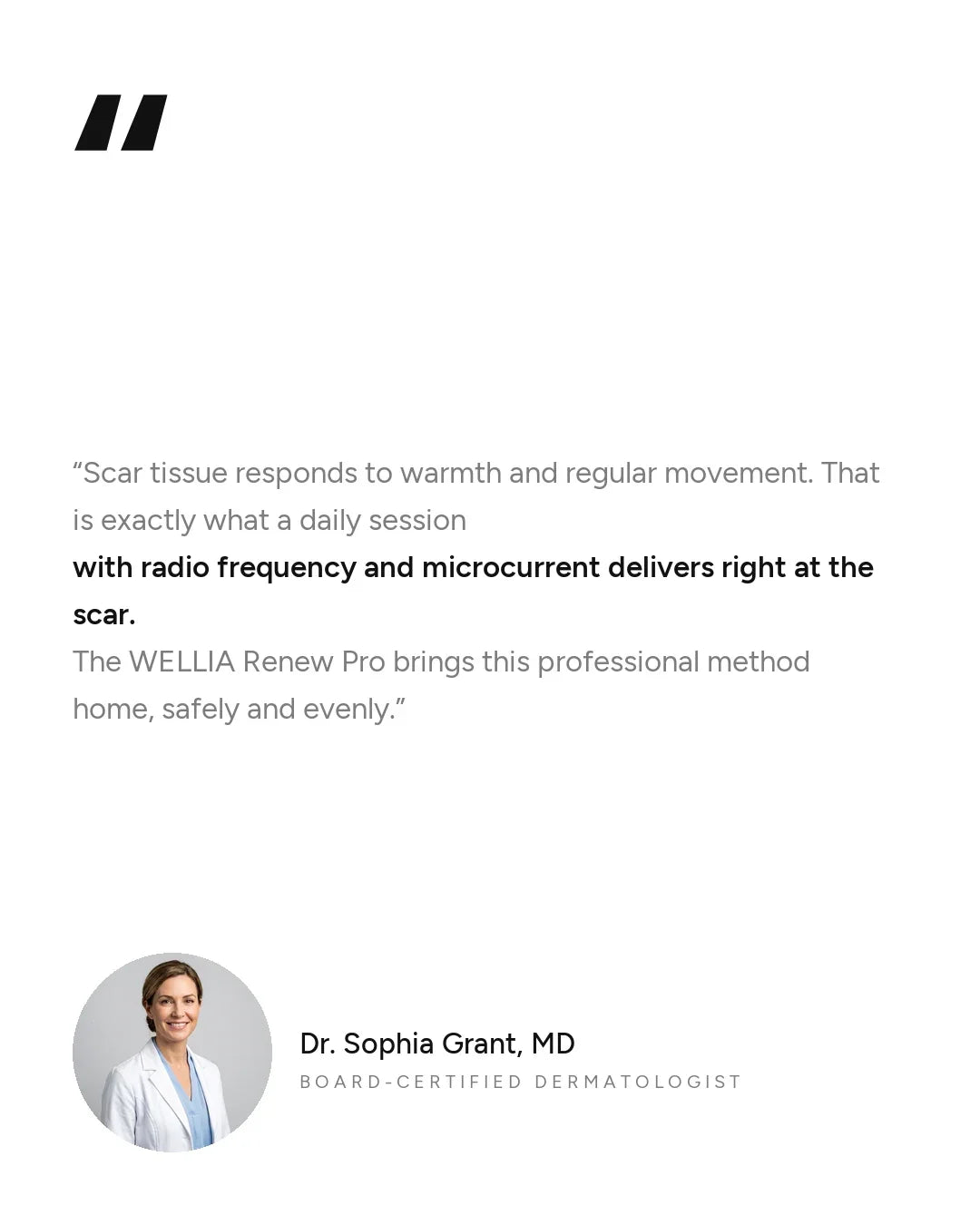 Dr. Sophia Grant, MD – Board-certified dermatologist
